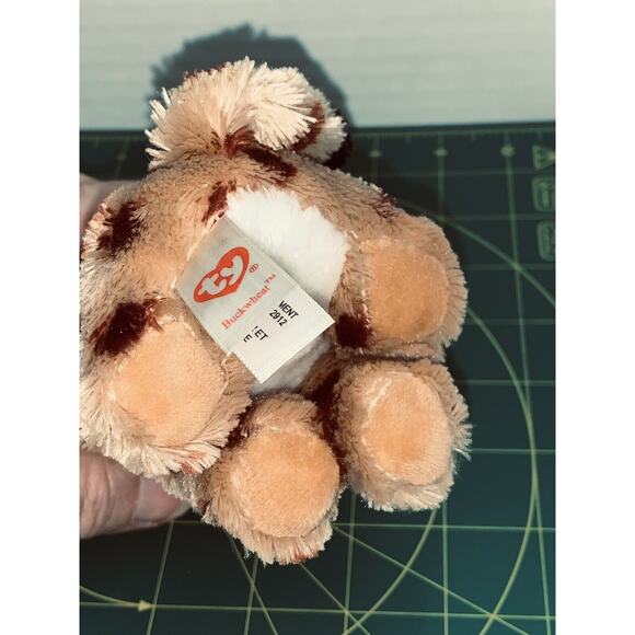 TY Beanie Boos 6" BUCKWHEAT the LYNX Glitter Eyes Tufted Ears So Cute Spots - Picture 9 of 13